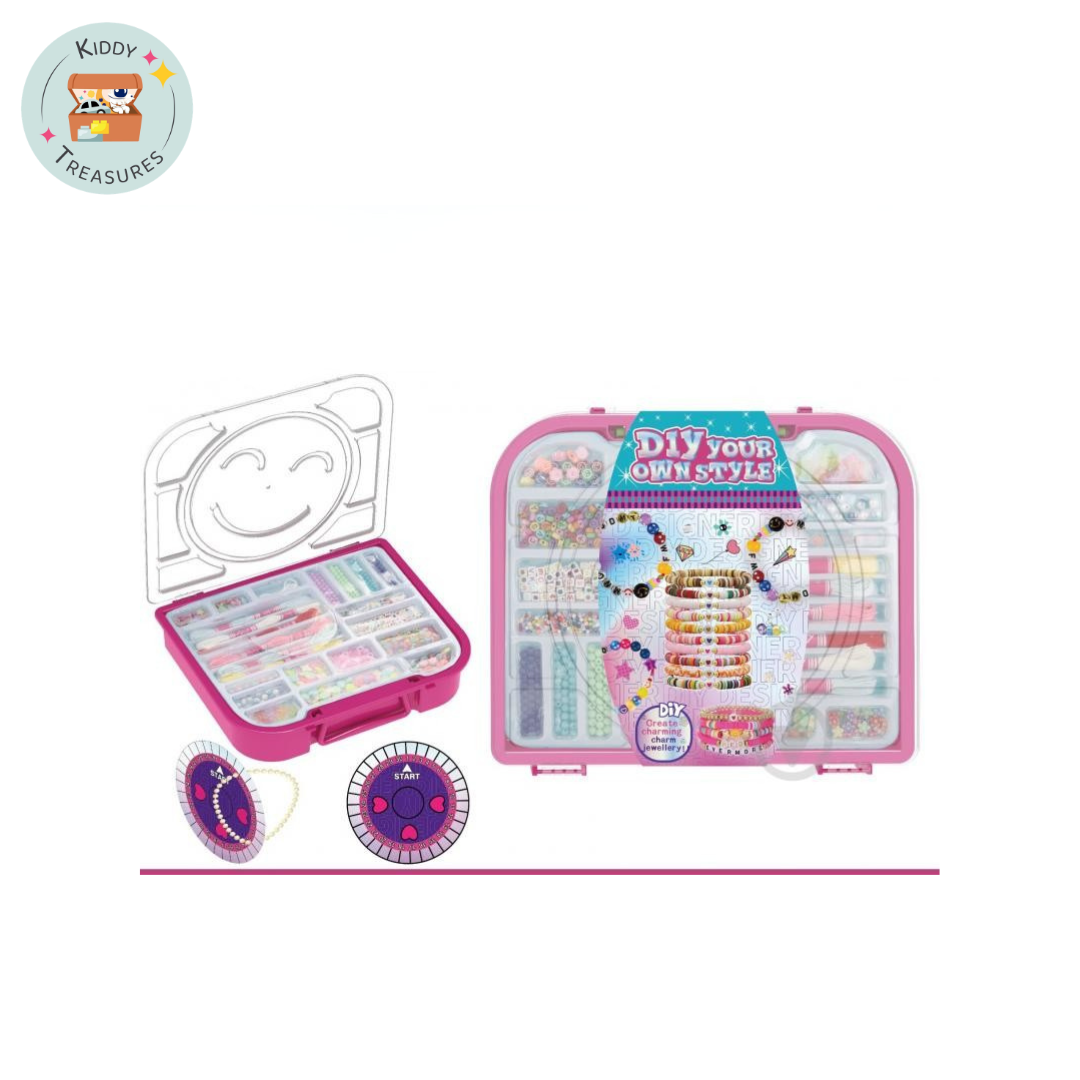 DIY Bead Jewellery Making Kit with Storage Case (Ages 3+)