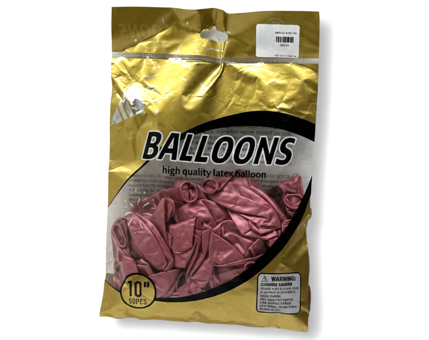 50 Pcs Premium Mauve Latex Balloons (10-Inch, Bulk Pack) - Shuaian Balloons