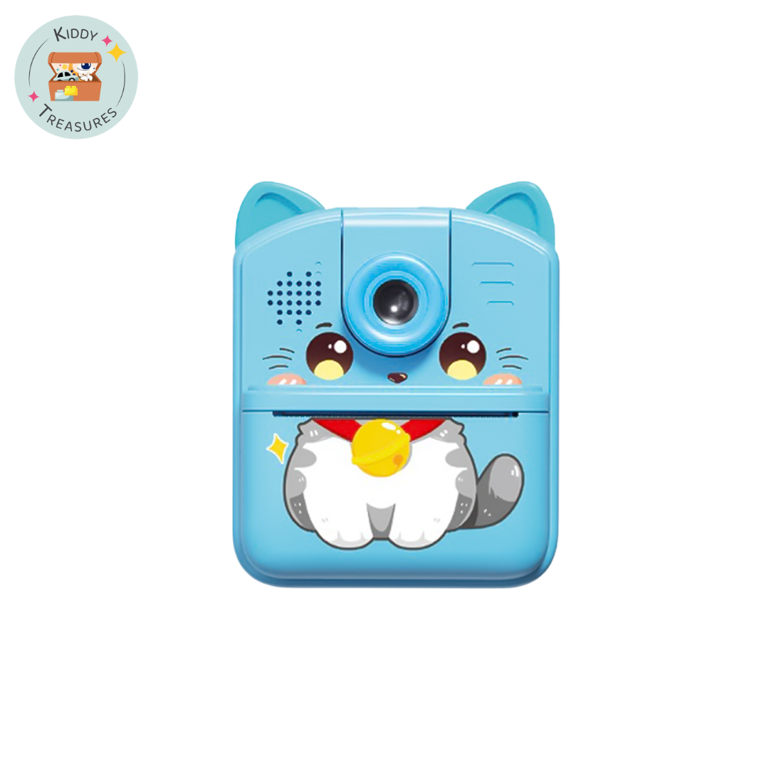 Kids Polaroid Instant Toy Camera Set with Plush Companion & Photo Cards (Ages 3+)
