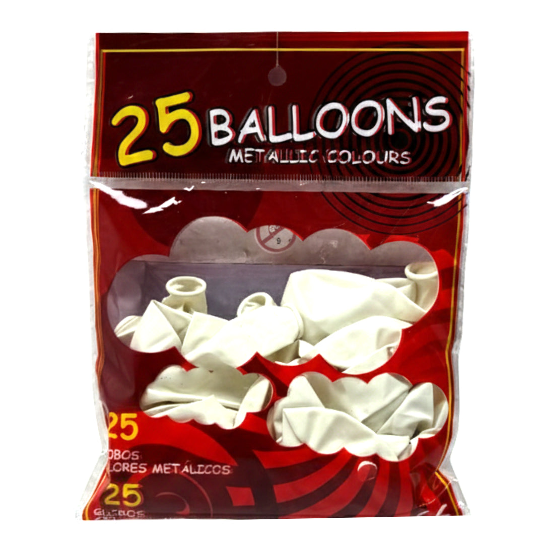 25 Pack Metallic Pink Latex Balloons - 12 Inch Premium Shiny Party Balloons for Birthdays, Weddings, Anniversaries, and Baby Showers
