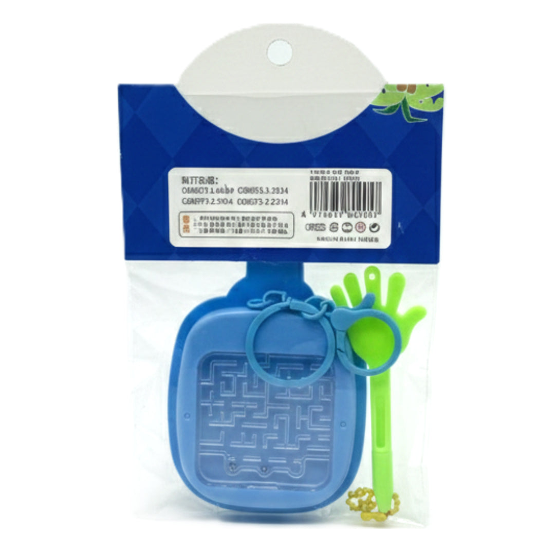 Retro Blue Cartoon Interactive Musical Toy with Magic Wand