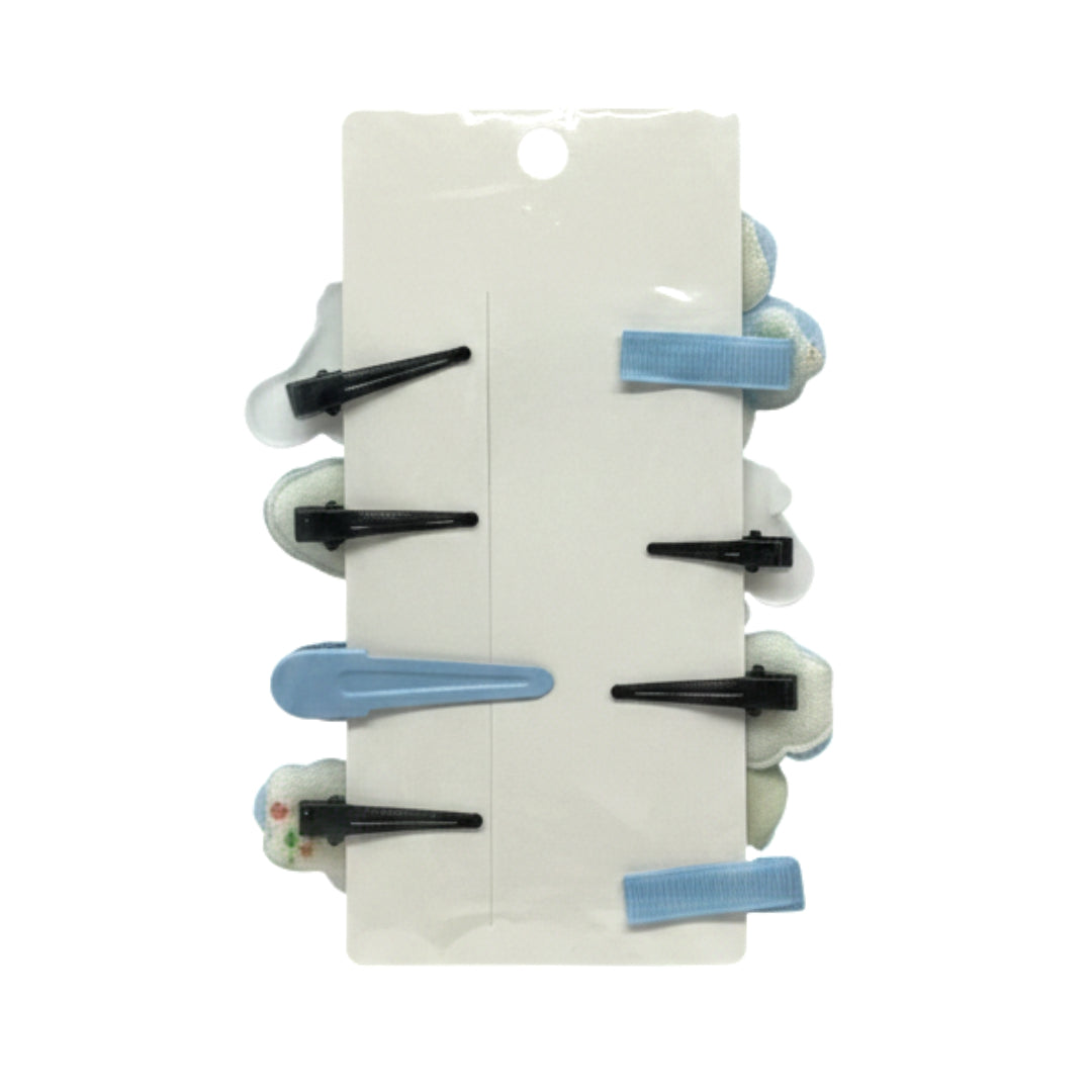 Cute Cartoon Character Hair Clip Sets – 7-Piece Kawaii Aesthetic Hair Accessories for Girls and Teens – Barbie, Cinnamoroll, and My Melody Inspired Styles