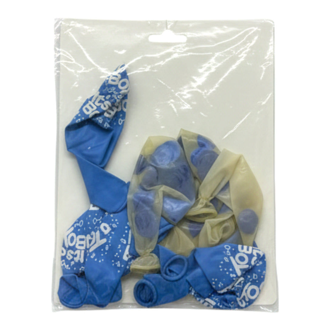 10-Piece Gender Reveal Balloon Set – "It’s a Boy" or "It’s a Girl" Confetti & Latex Balloon Bouquet for Baby Showers