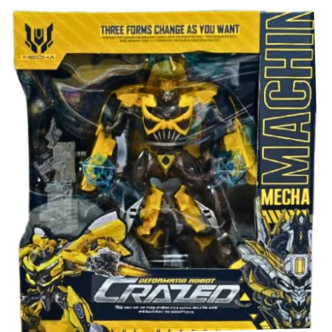 3-Forms Changeable Robot Toy – Interactive Mecha Action Figure