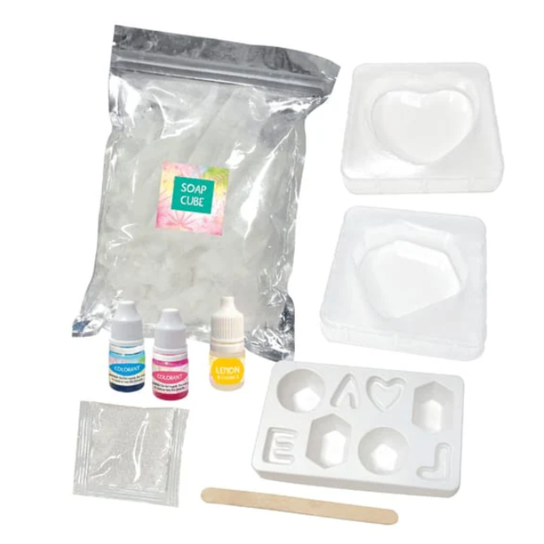Sew-Star Sparkling Crystal Jelly Soap Kit – DIY Make Your Own Translucent Scented Glitter Soaps, Creative STEM Arts & Crafts Activity Set for Kids & Teens (Ages 6+)