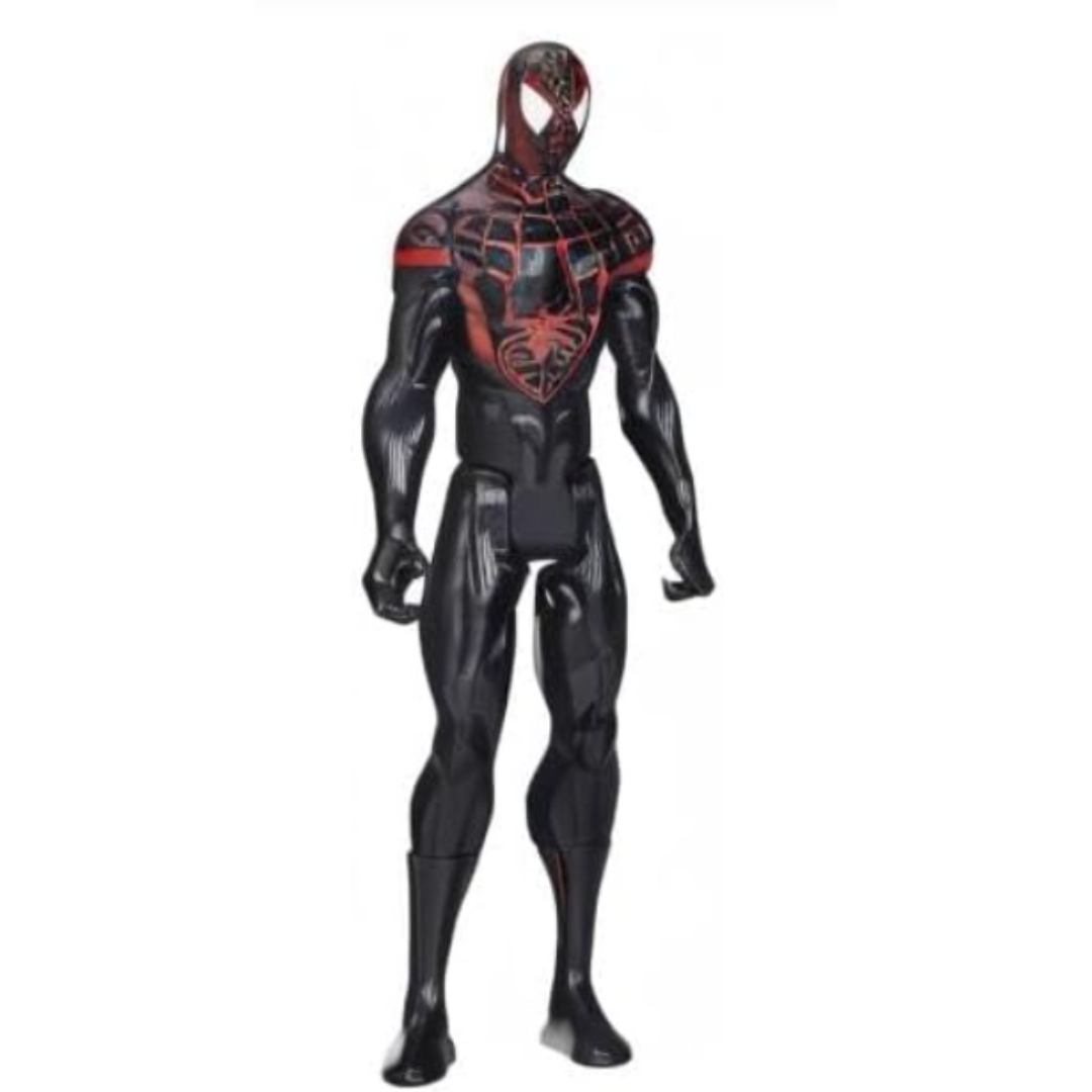 Across the Spider-Verse Miles Morales Titan Hero Series Action Figure - 12-Inch Collectible Toy for Kids & Fans