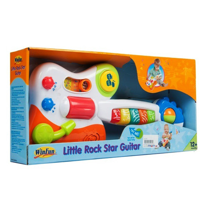 WinFun Little Rock Star Guitar | Musical Toy | 3 Play Modes | 12M+