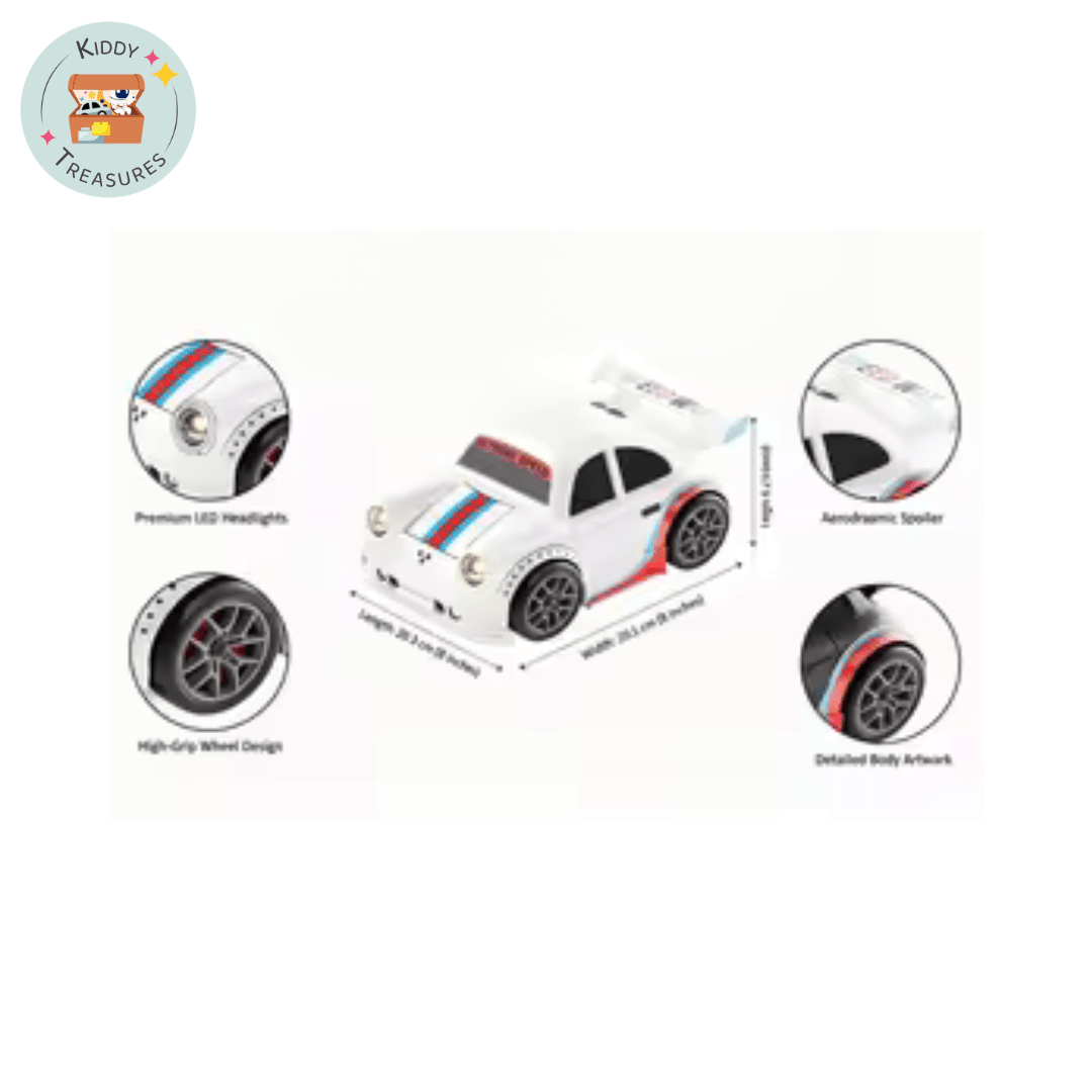 1:36 Scale Mini R/C Drift Car – Follow Induction Remote Control Sports Car – Model C6P - Kiddy Treasures