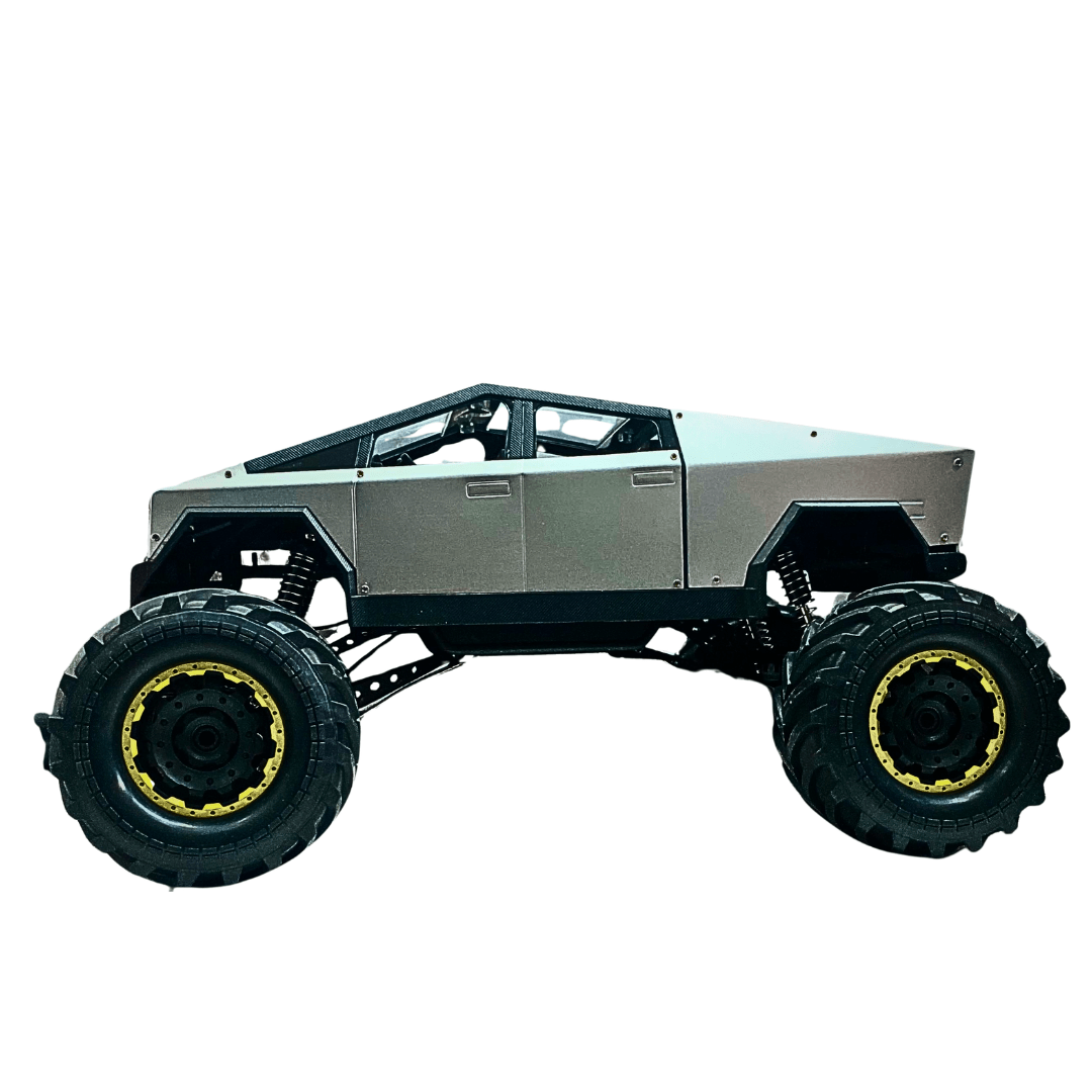 4x4 Cyber Style RC Rock Crawler - High-Strength Shock & Alloy Metal Body - Kiddy Treasures