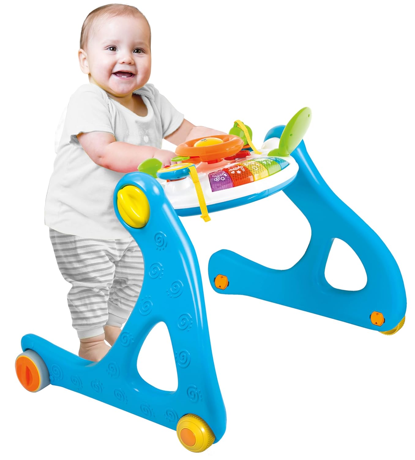 WinFun 5-in-1 Drive 'N Play Gym Walker – Multi-Stage Activity Center