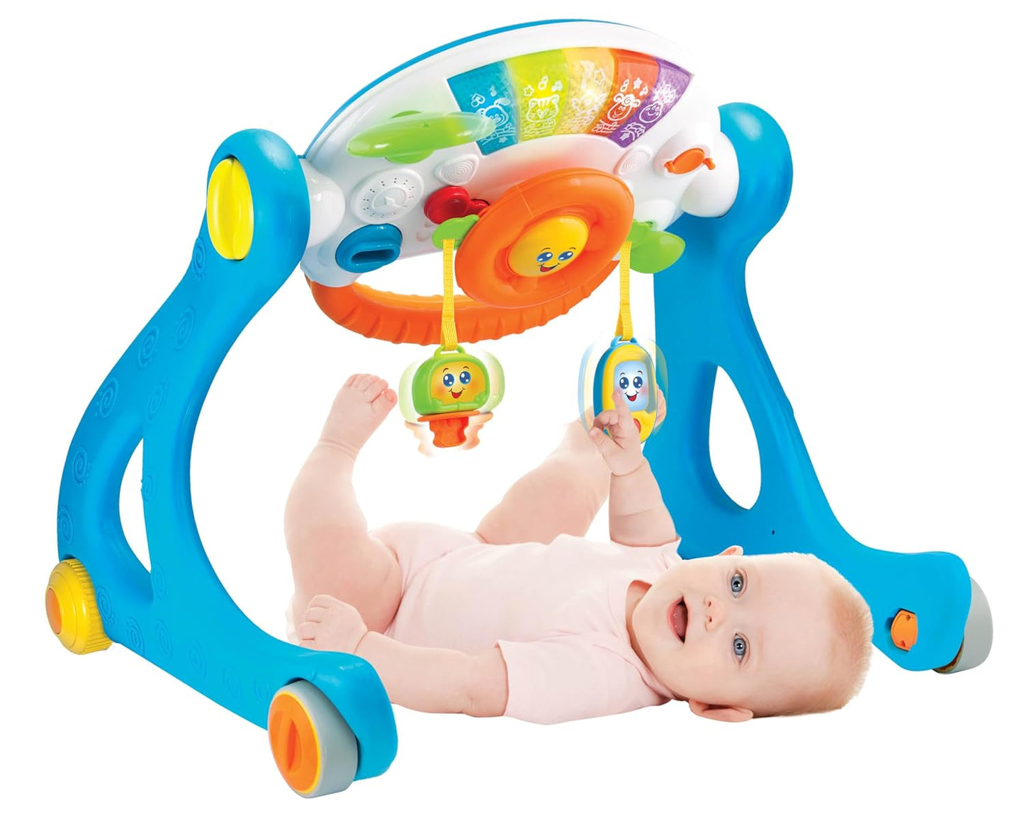 WinFun 5-in-1 Drive 'N Play Gym Walker – Multi-Stage Activity Center