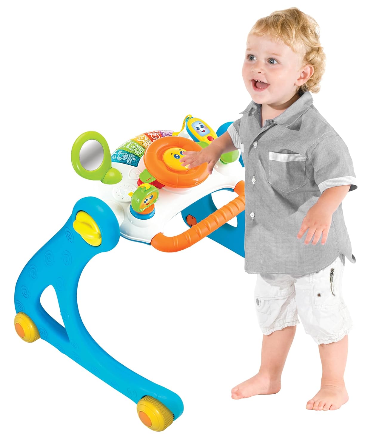 WinFun 5-in-1 Drive 'N Play Gym Walker – Multi-Stage Activity Center