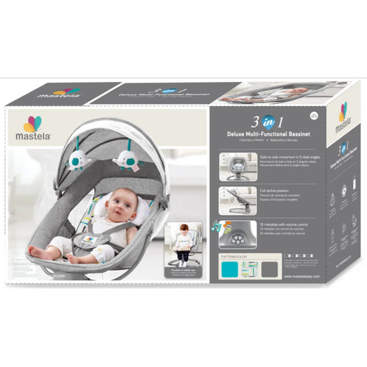 Mastela 3-in-1 Deluxe Multi-Functional Bassinet & Baby Swing
