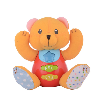 WinFun Sing 'N Learn With Me Monkey – Educational Plush Toy for Babies 3M+