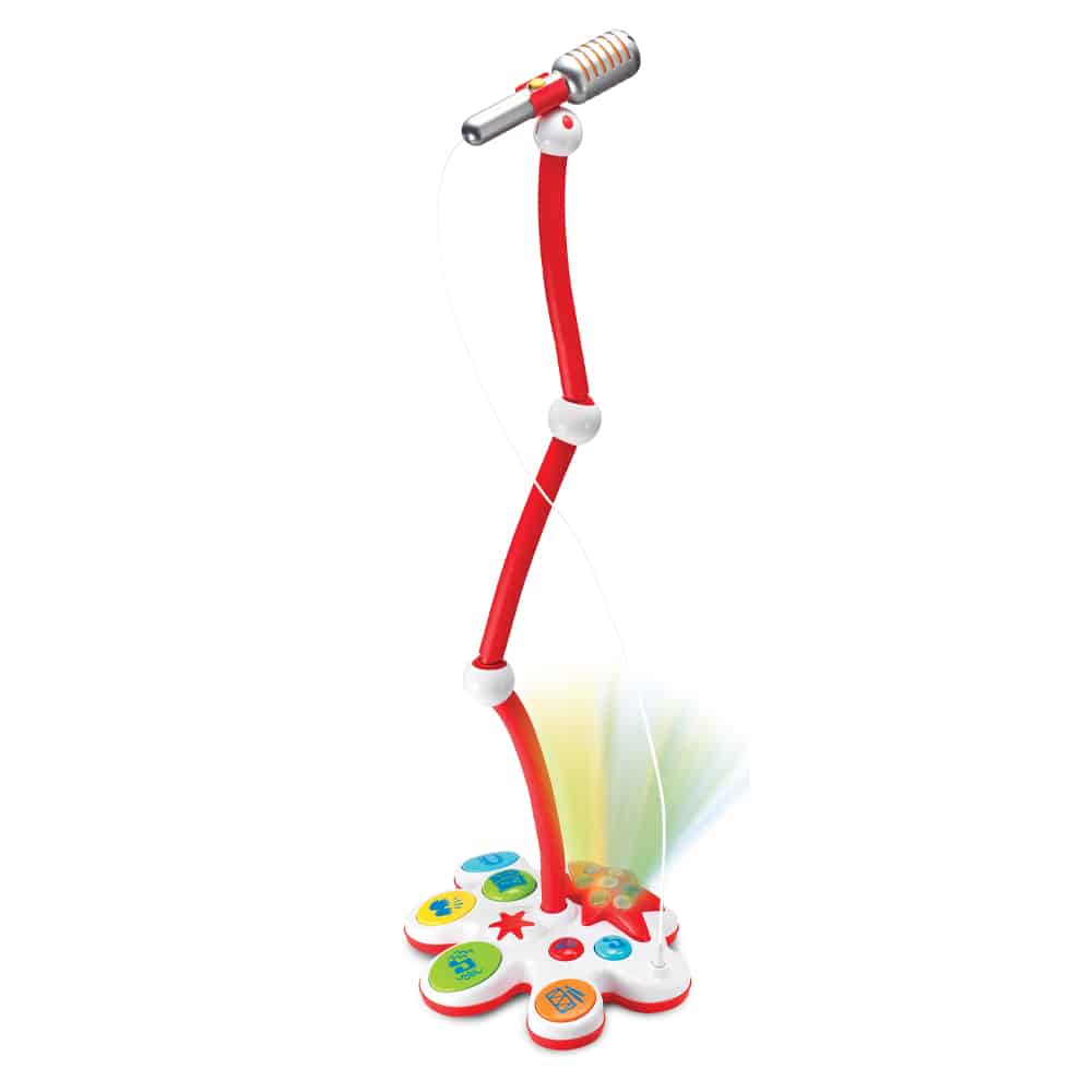 Beat Bop Let’s Jam Microphone with Adjustable Stand & Light-Up Pedestal