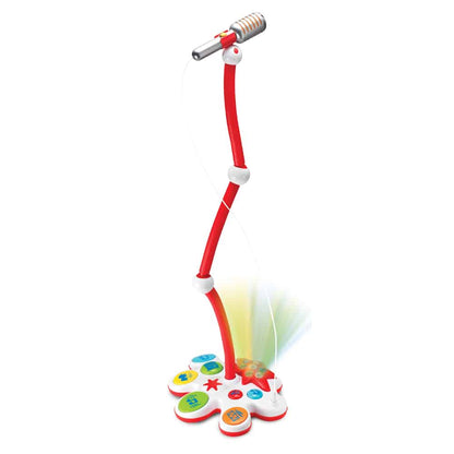 Beat Bop Let’s Jam Microphone with Adjustable Stand & Light-Up Pedestal