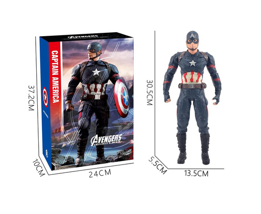 Captain America Action Figure | Marvel Superhero Figure for Kids & Collectors