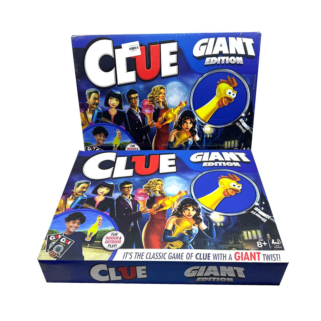 CLUE Giant Edition – Oversized Family Mystery Board Game | Life-Size D ...