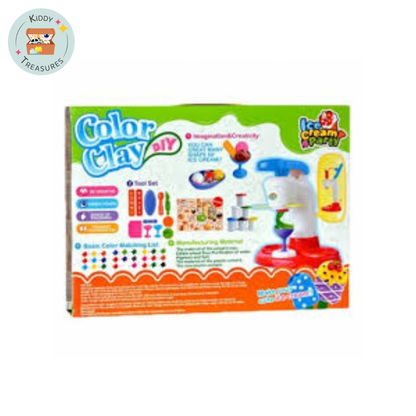 DIY Color Clay Ice Cream Party Set (Ages 3+)
