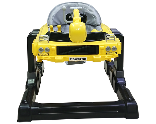 2-in-1 Heavy-Duty Construction Digger Baby Walker & Activity Center