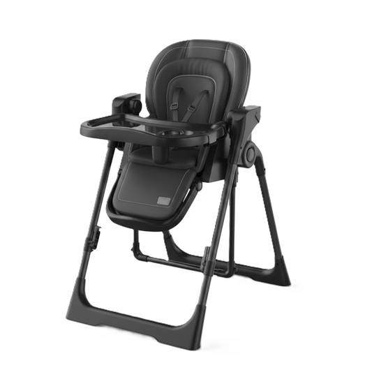 JOYOUS JY-018 2-in-1 Adjustable Baby High Chair & Electric Smart Swing - Premium Black