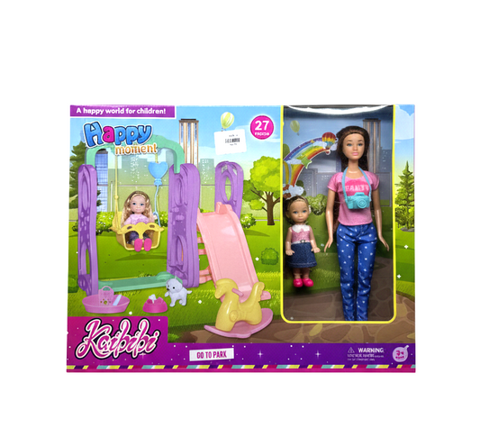 Kaibibi "Happy Moment" Go to Park Doll Playset with Accessories