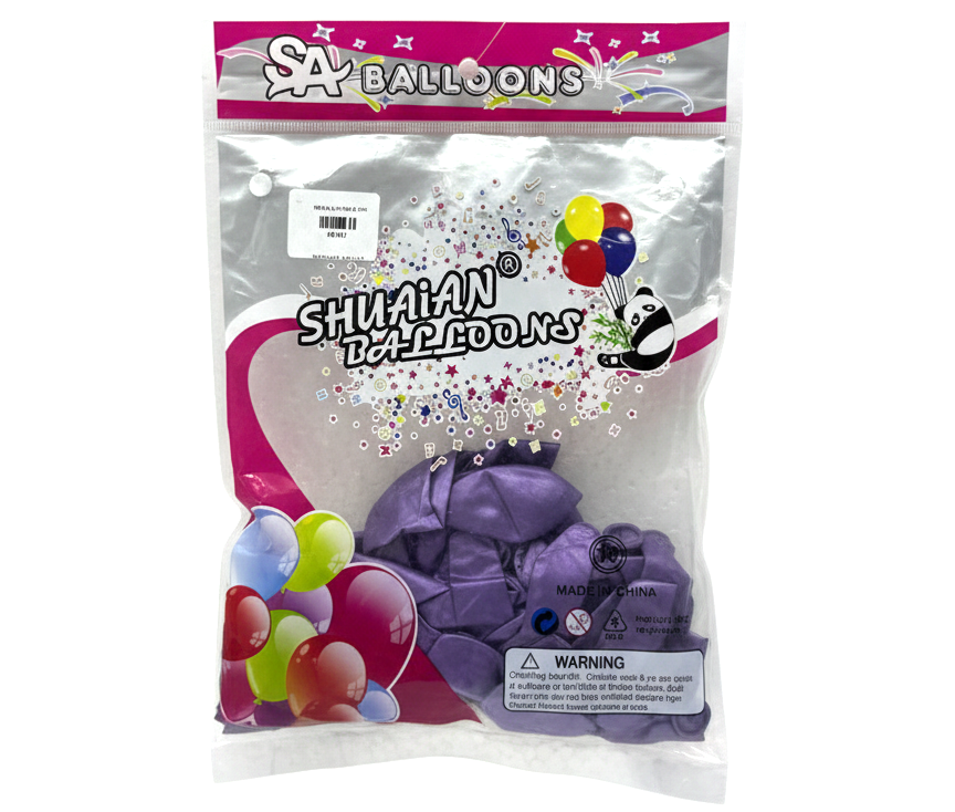 50 Pcs Premium Mauve Latex Balloons (10-Inch, Bulk Pack) - Shuaian Balloons