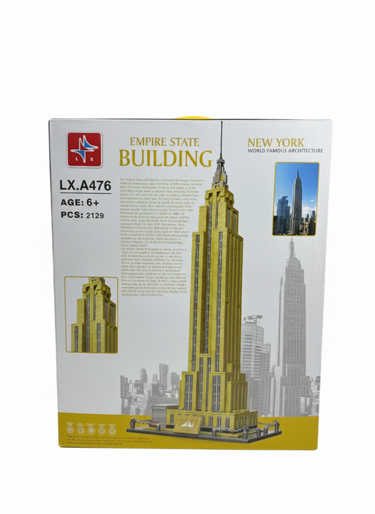 Empire State Building 3D Nano Block Architecture Set | 2129 Pieces