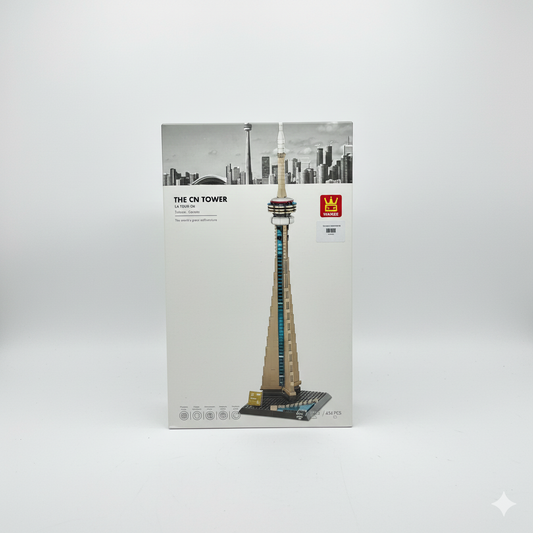 Yeakee CN Tower Toronto Architecture Building Set – Detailed Landmark Model Kit – Iconic Canada Skyline Display for Collectors