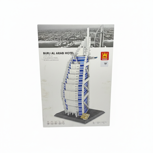 Burj Al Arab Hotel Architecture Building Set – 1,307 Piece Dubai Landmark Model Kit – Luxury Travel Collectible Display for Adults & Teens