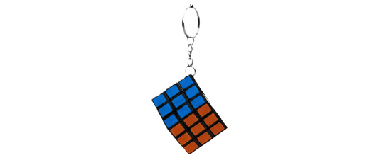 Mini 3x3 Speed Cube Keychain – Portable Puzzle Toy & Stress Relief Fidget Accessory