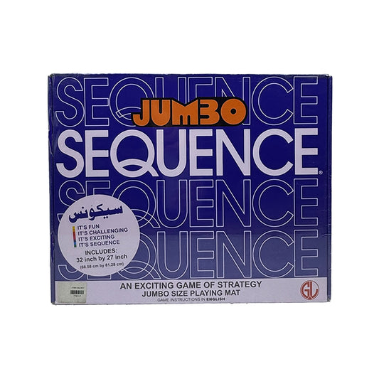 Jumbo Sequence Game 32in x 27in Playing Mat | Strategy Board Game