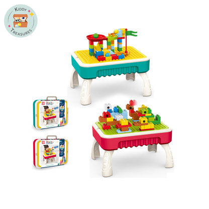 Kids Building Blocks Activity Table Set (Ages 3+)