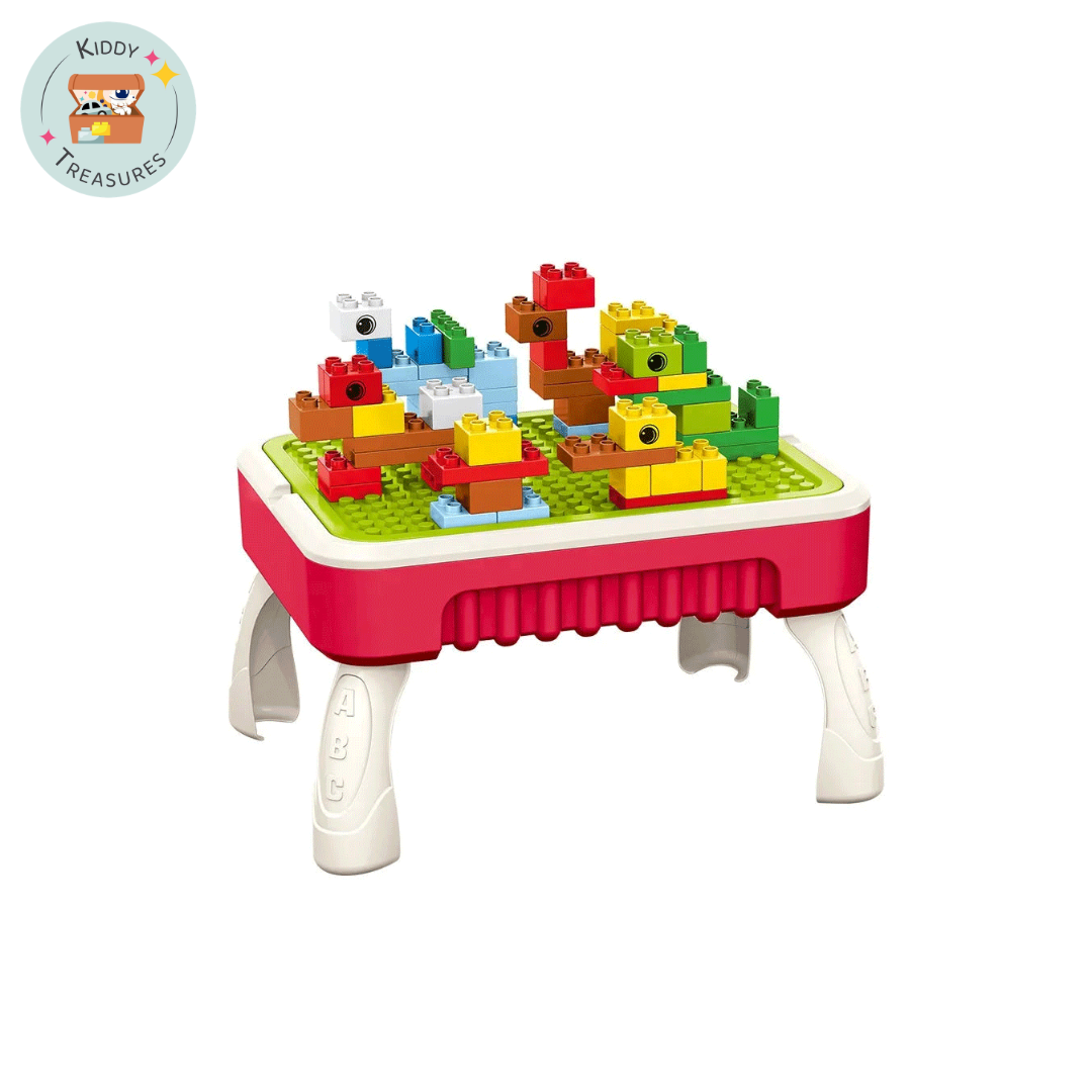 Kids Building Blocks Activity Table Set (Ages 3+)