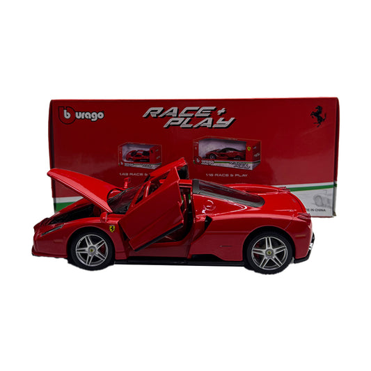 Maisto 1:24 Scale Die-Cast Ferrari Model Car: Collectible High-Detail Sports Car Replica with Openable Features and Authentic Styling