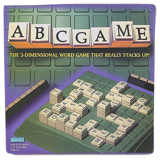 ABC-3D Word Building Game for Kids & Families – Stacking Letter Tiles Crossword Board Game | Educational Vocabulary Builder (NO.55107)
