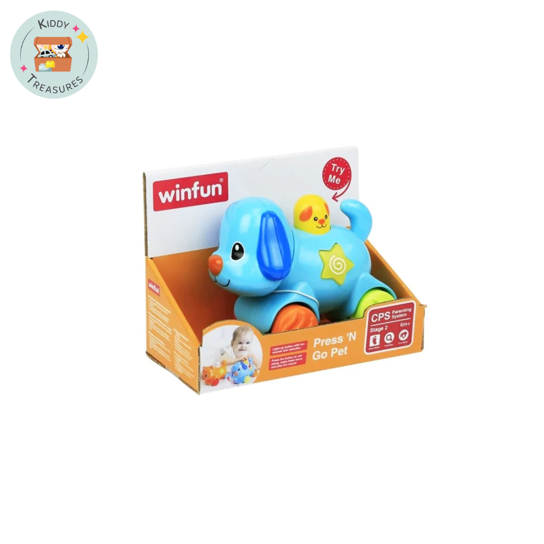 Press N Go Elephant Pal Toddler Toy (Ages 1+)