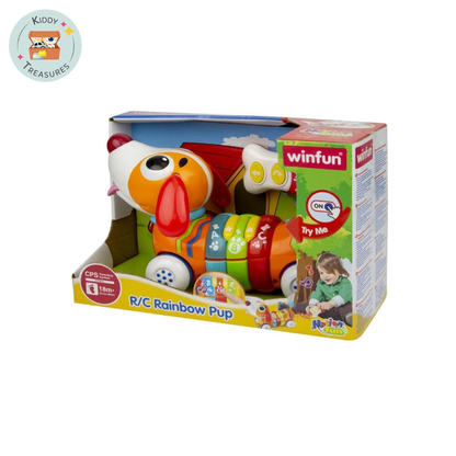 R/C Rainbow Pup Remote Control Toddler Toy (Ages 1+)