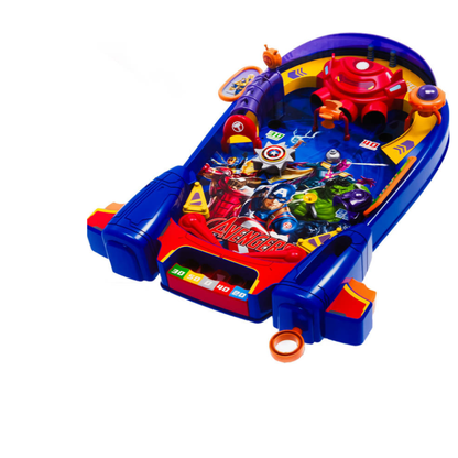 Marvel Avengers Space Pinball Game Machine - Tabletop Arcade Pinball Board Toy with Light & Sound Electronic Scoring for Kids (Ages 3+)