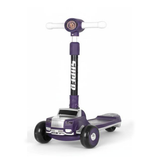 Super Kids 3-Wheel Kick Scooter – Adjustable Height, Lean-to-Steer Design, and Durable Wide Deck for Toddlers & Children