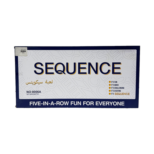Sequence Board Game: The Exciting 'Five in a Row' Card Strategy Game for 2-12 Players – Ideal for Family Game Night and Parties