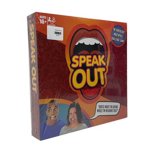 Speak Out Game: Hilarious Mouthpiece Challenge Game – Fun Party & Family Game Night for Adults, Teens, and Kids Age 8+
