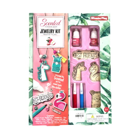 Scented Wooden Jewelry Kit – DIY Arts & Crafts Set for Kids