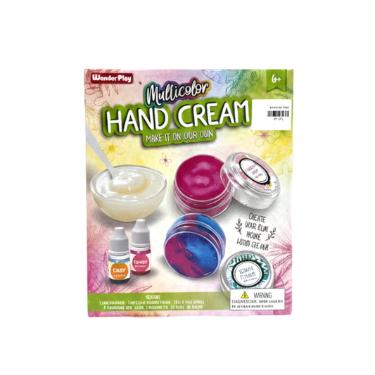 WanderPlay DIY Multicolor Hand Cream Making Kit for Kids – Creative STEM Beauty Craft Set – Includes Containers, Scents, and Colors – Ages 6+