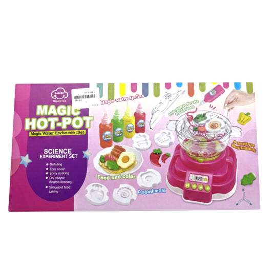 Magic Hot-Pot DIY Science Experiment Set - 3D Water Animal & Food Maker Kit - Creative Aqua Fairy Gel Toy for Kids - Sensory STEM Craft Activity