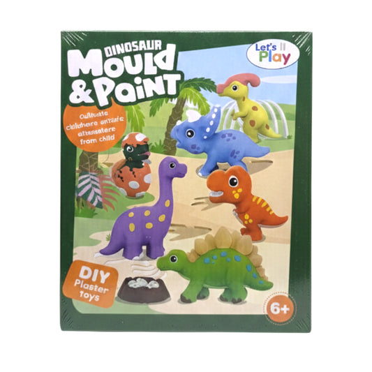 Dinosaur Mould & Paint Plaster Craft Kit - DIY Arts and Crafts Set for Kids Ages 6+