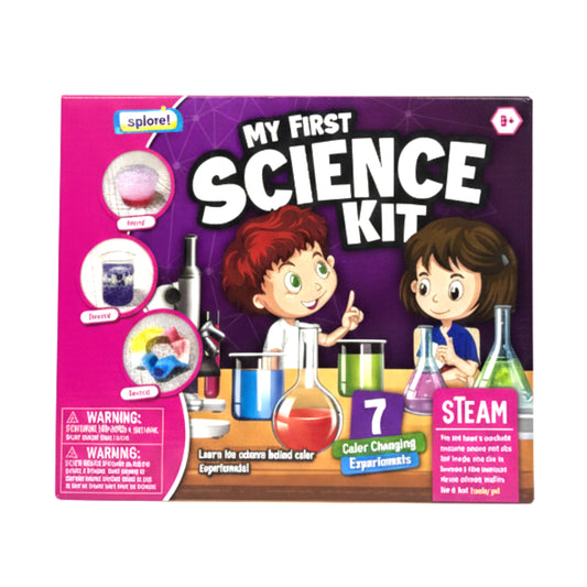 My First Science Kit for Kids - 7 Color-Changing STEM Experiments | Educational Chemistry Set for Boys & Girls Ages 4+