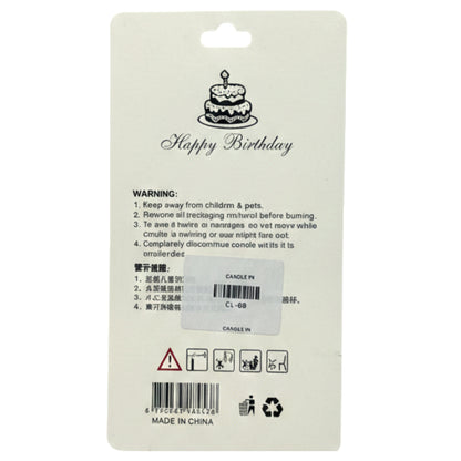 3-Piece Cake Candle Set – Heart & Star Shaped Birthday Candles with Stakes – Elegant Cake Toppers for Birthdays, Anniversaries & Romantic Celebrations