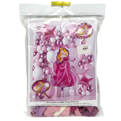 Kids Character Theme Balloon Garland Kit - 75 to 92 Pcs DIY Birthday Decoration Set - Barbie, Disney Princess, Unicorn, & Sleeping Beauty Balloon Arch Backdrop