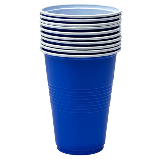 16 oz. Multi-Color Disposable Plastic Party Cups – Assorted Vibrant Colors (Pack of 10)